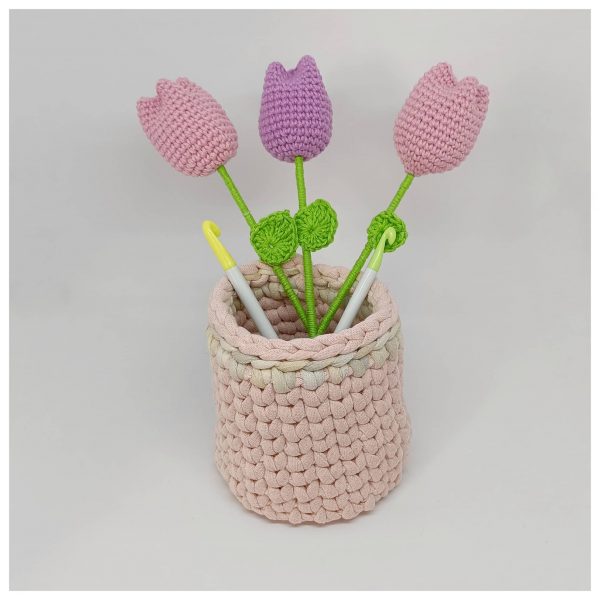 tulipan crochet patron gratuito cositaseva hazloquetedelalana